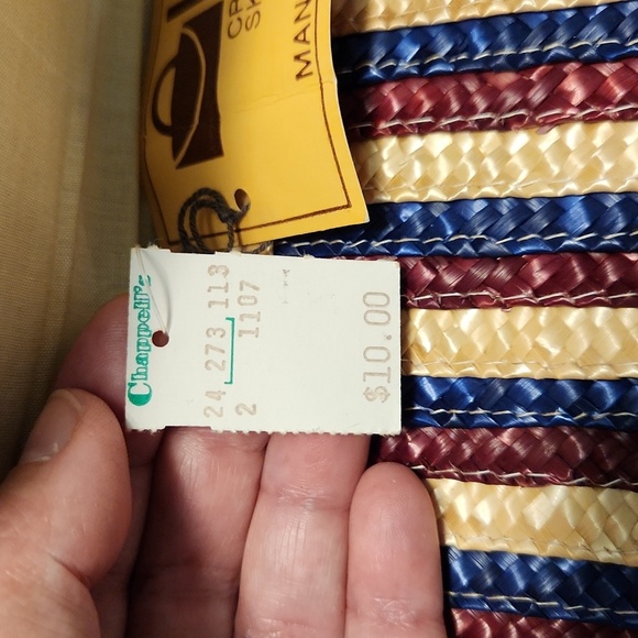 NWT 1970s Straw Clutch - Picture 6 of 7